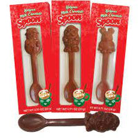 BELGIAN CHOCOLATE HOLIDAY SPOON