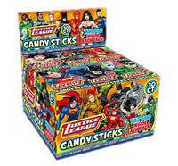 CANDY STICKS W/ TATTOO - DC JUSTICE LEAGUE