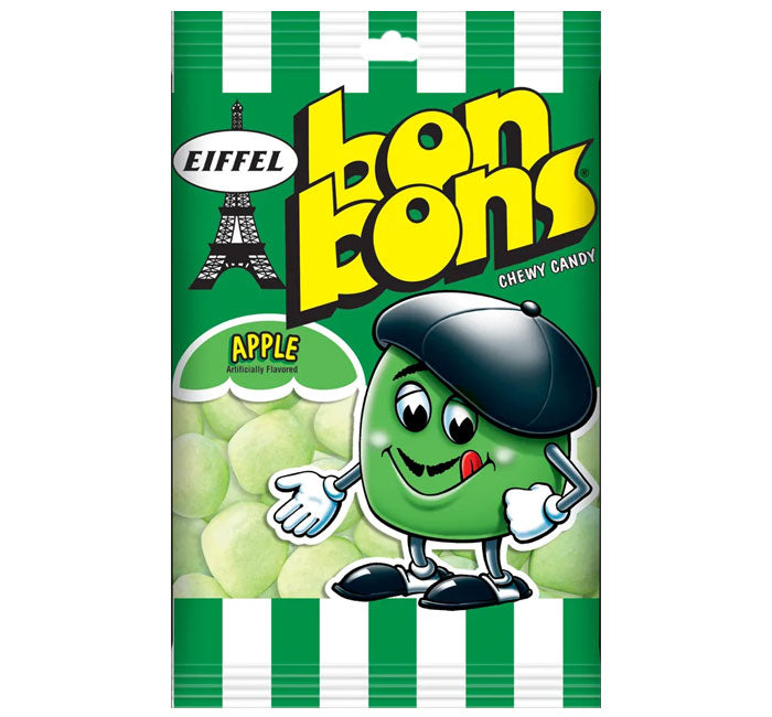 EIFFEL BONBONS CHEWY CANDY - GREEN APPLE